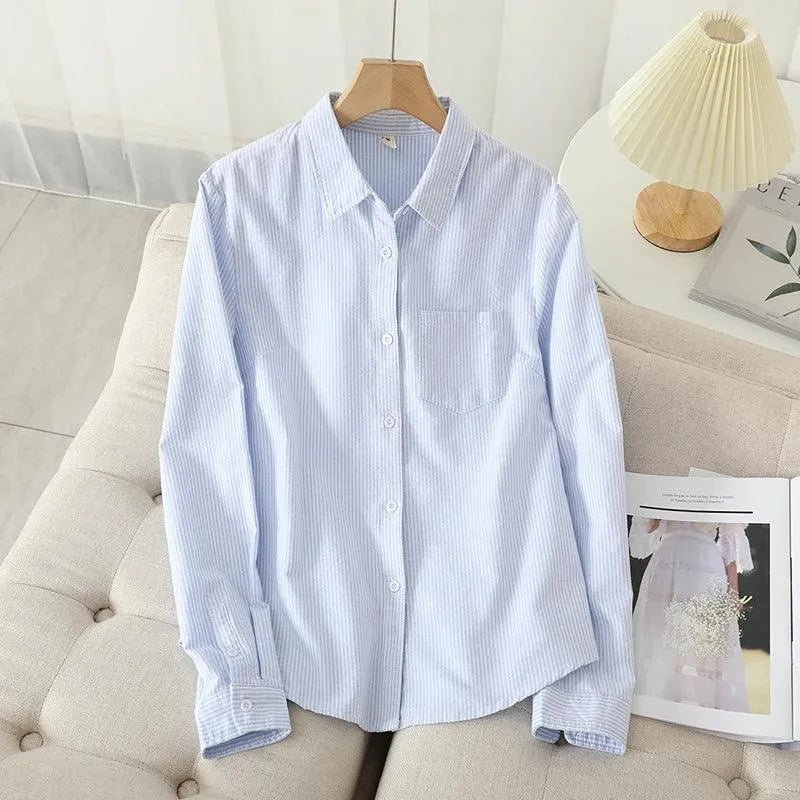 Cotton Oxford Shirt Autumn.