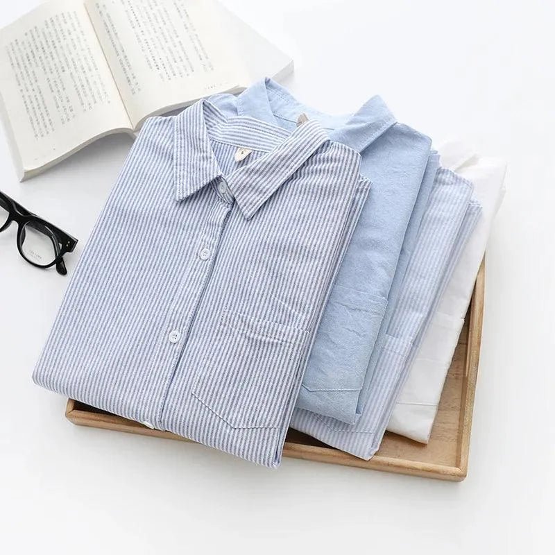 Cotton Oxford Shirt Autumn.
