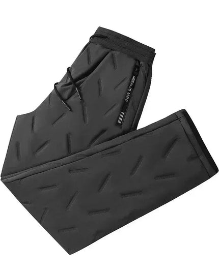 Cotton Pants Men Winter Lambswool Padded Thickened.