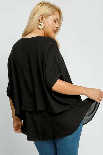 Cuffed Half Sleeve Layered.