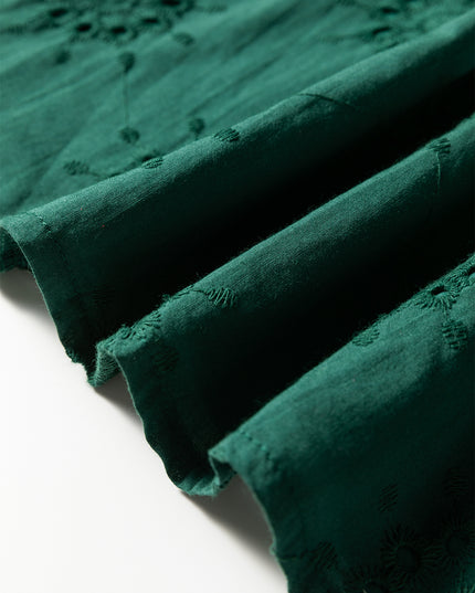 Pine Broderie Mini Dress