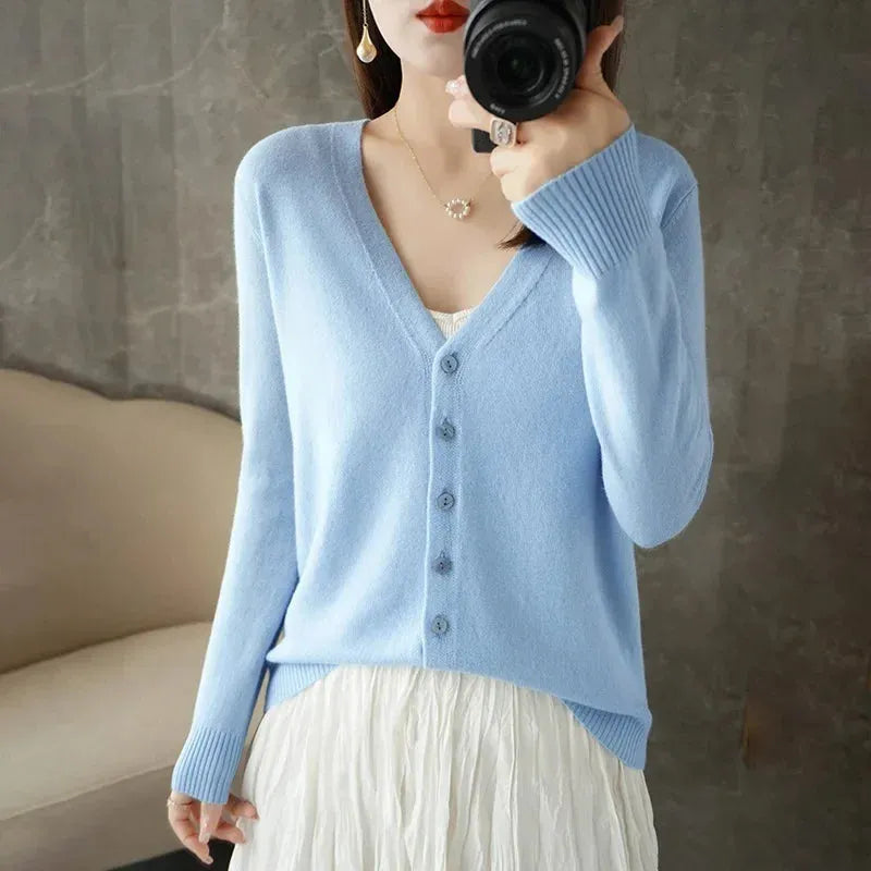 Long Sleeve Warm Knit Cardigan - Everclothed™