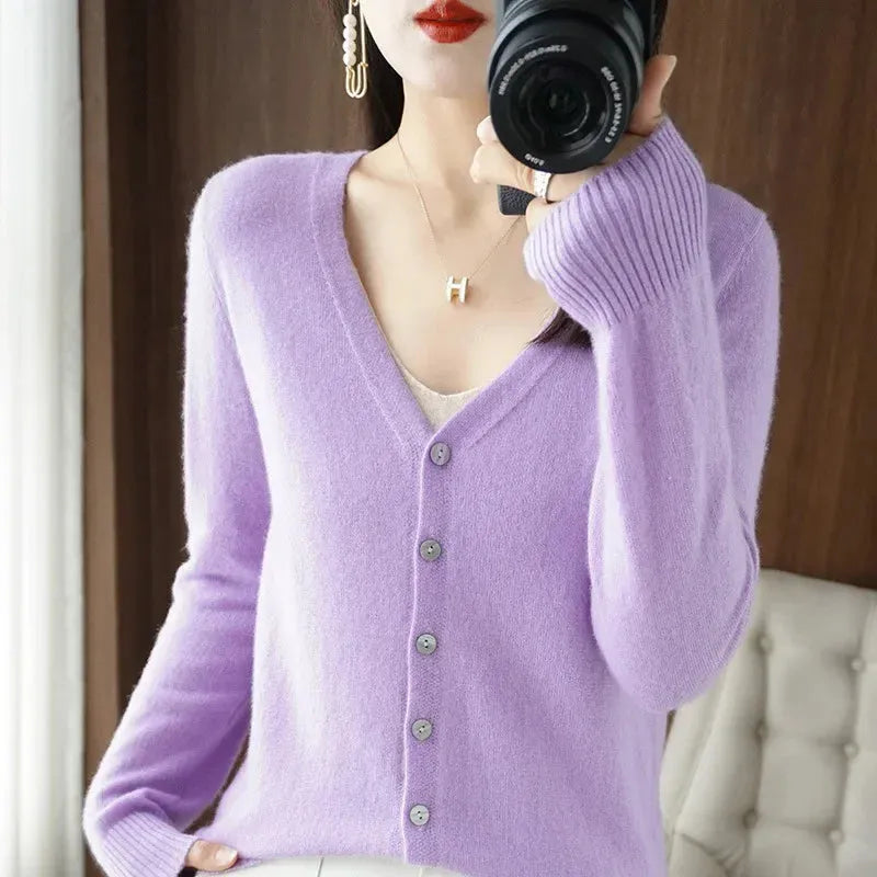 Long Sleeve Warm Knit Cardigan - Everclothed™