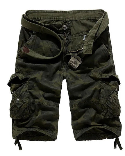Durable Camouflage Cargo Shorts.