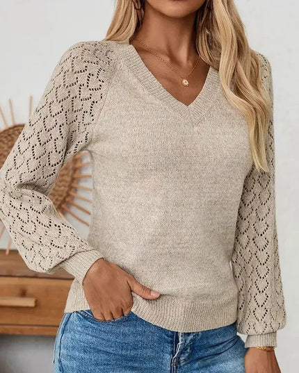 Cozy Women’s Solid Knit Pullover Sweater