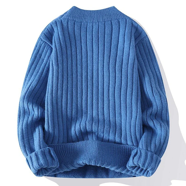 Stylish Twisted Knit Pullover Sweater