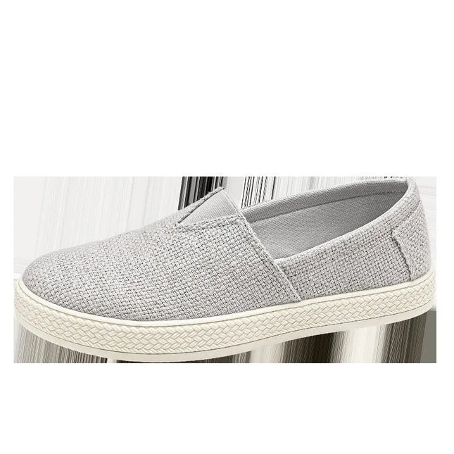 Easy slip on Linen Shoes – Canvas & Breathable Style.