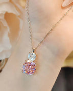 Pink Diamond Necklace