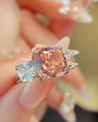 Pink Diamond Ring Adjustable