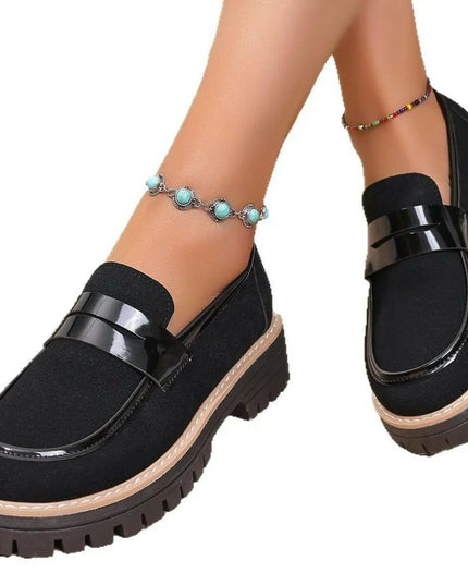 Elevated Comfort Platform Loafers.