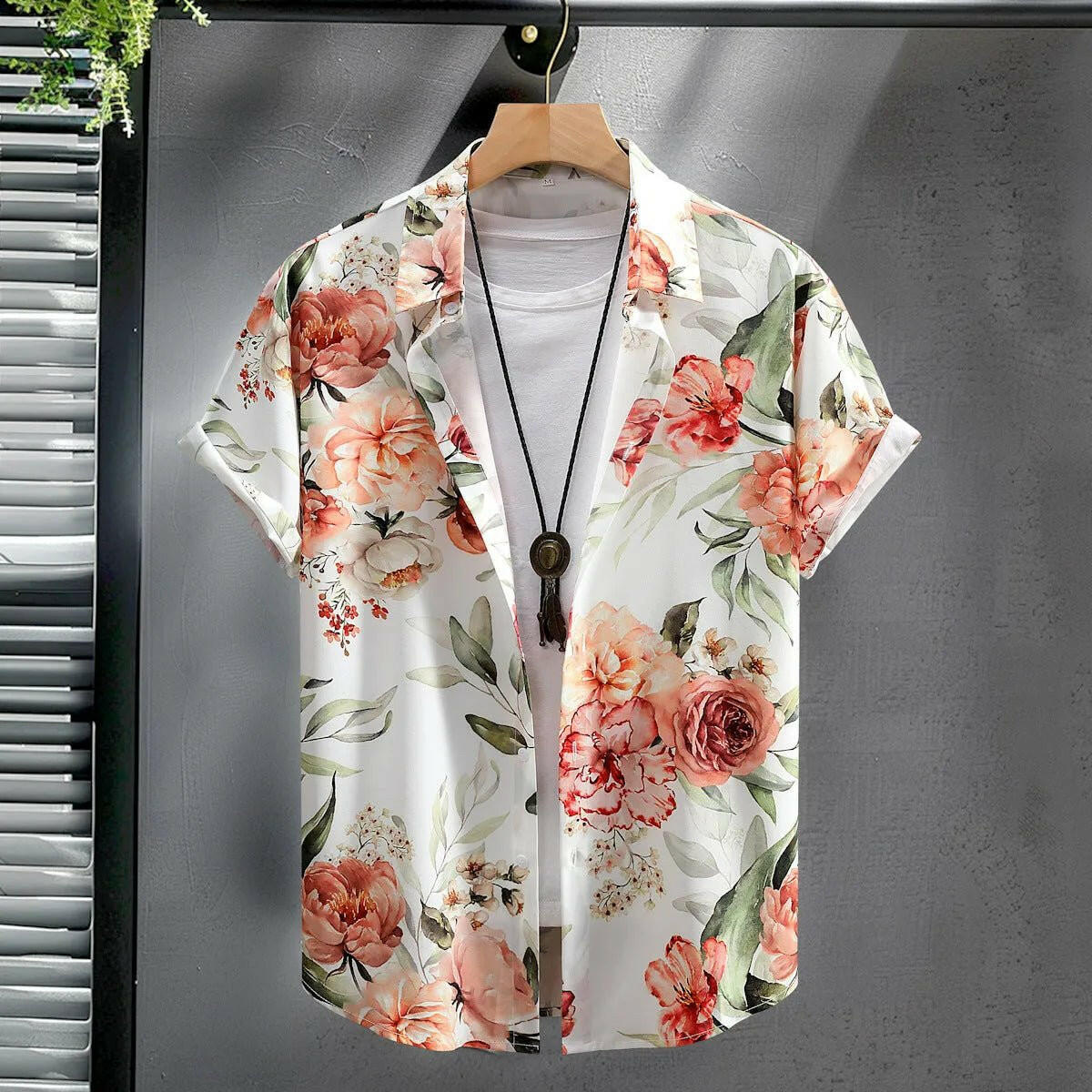 Eye-Catching Digital Pattern Men's Shirt.