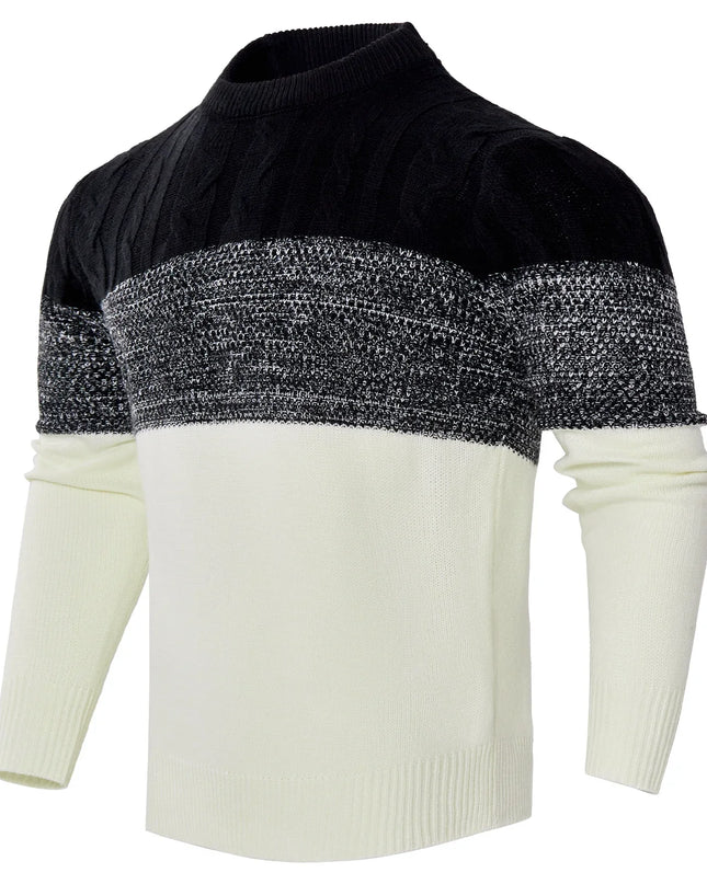 Casual Knit Pullover Sweater for Men