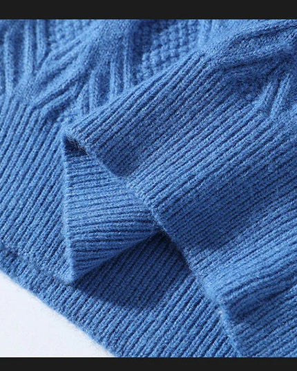 Stylish Twisted Knit Pullover Sweater