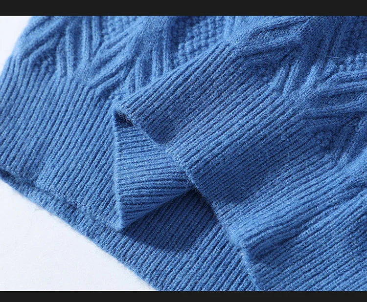 Stylish Twisted Knit Pullover Sweater