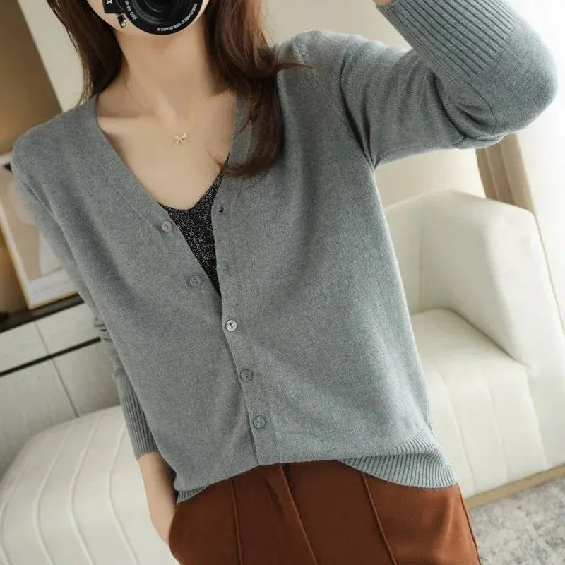 Long Sleeve Warm Knit Cardigan - Everclothed™