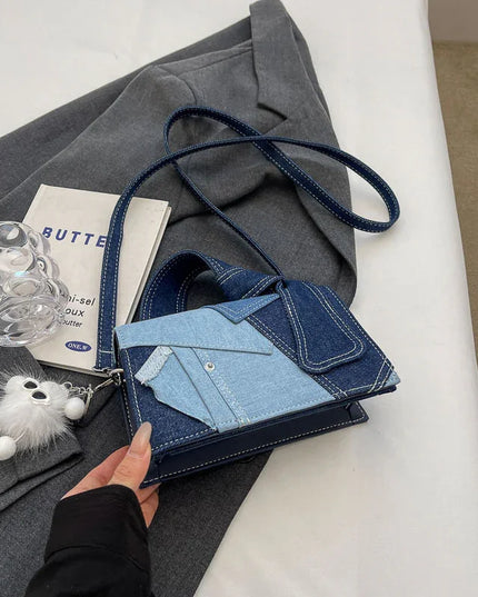 Casual Western Denim Handbag.