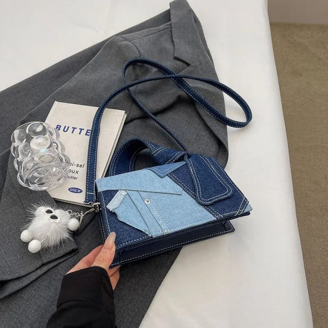 Casual Western Denim Handbag.