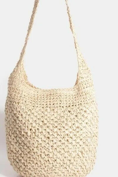 Fame Intricate Braided Hobo Shoulder Bag.