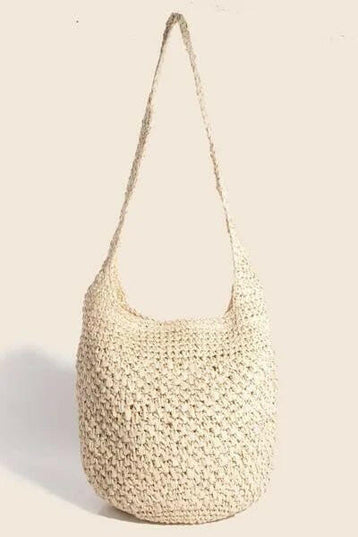 Fame Intricate Braided Hobo Shoulder Bag.