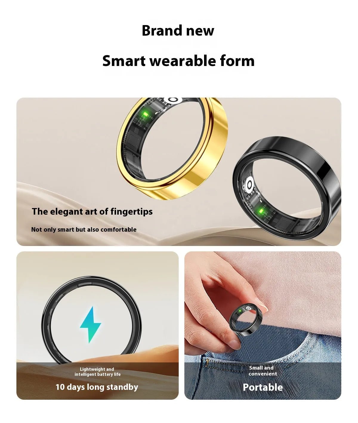 FitRing – Compact Health Tracker.
