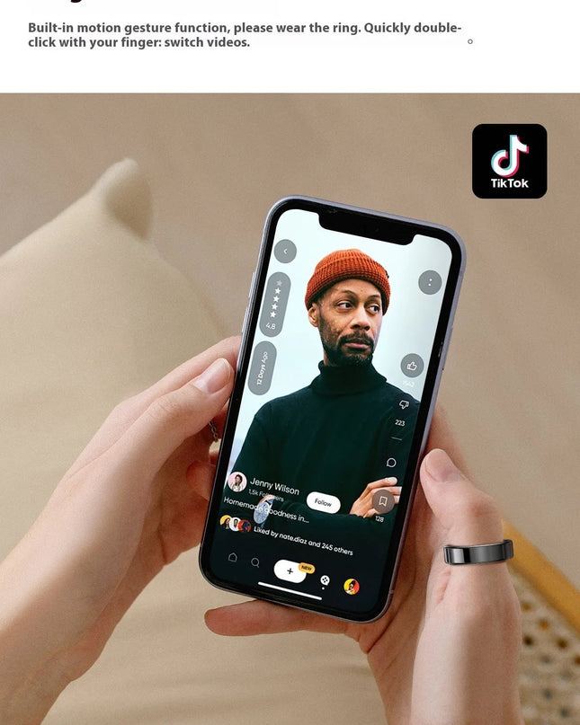 FitRing – Compact Health Tracker.