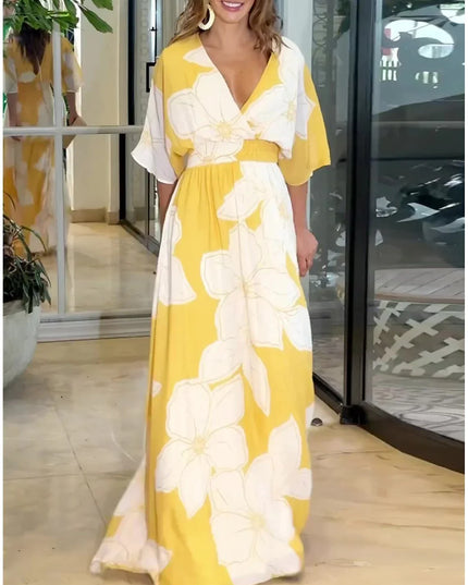 Flowy Floral Long Dress.