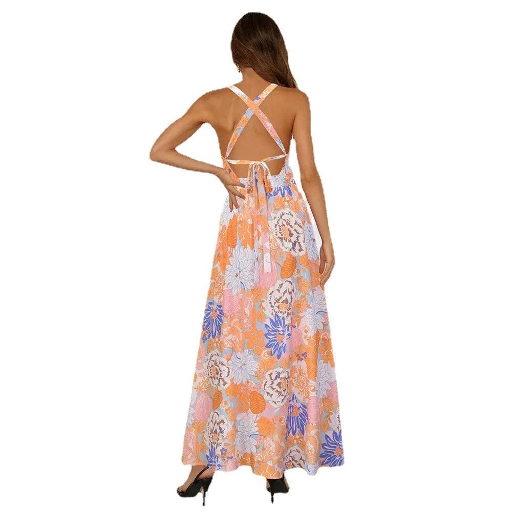 Flowy Printed Summer Dress.