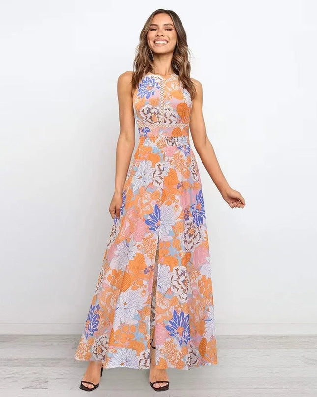 Flowy Printed Summer Dress.