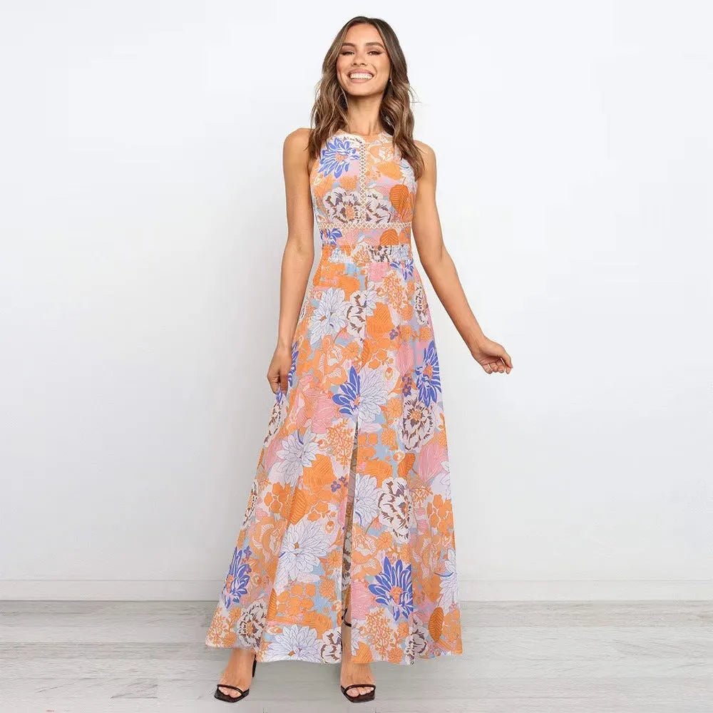 Flowy Printed Summer Dress.