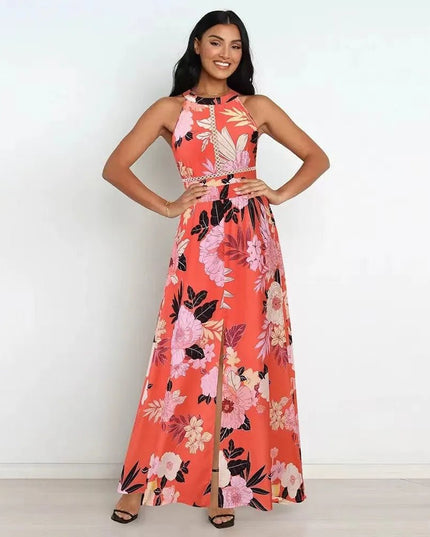 Flowy Printed Summer Dress.