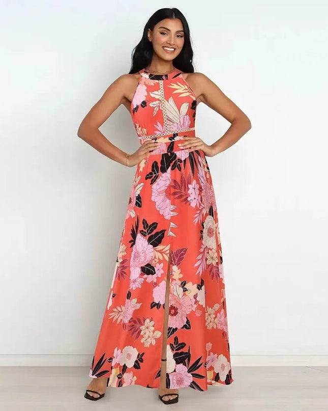 Flowy Printed Summer Dress.