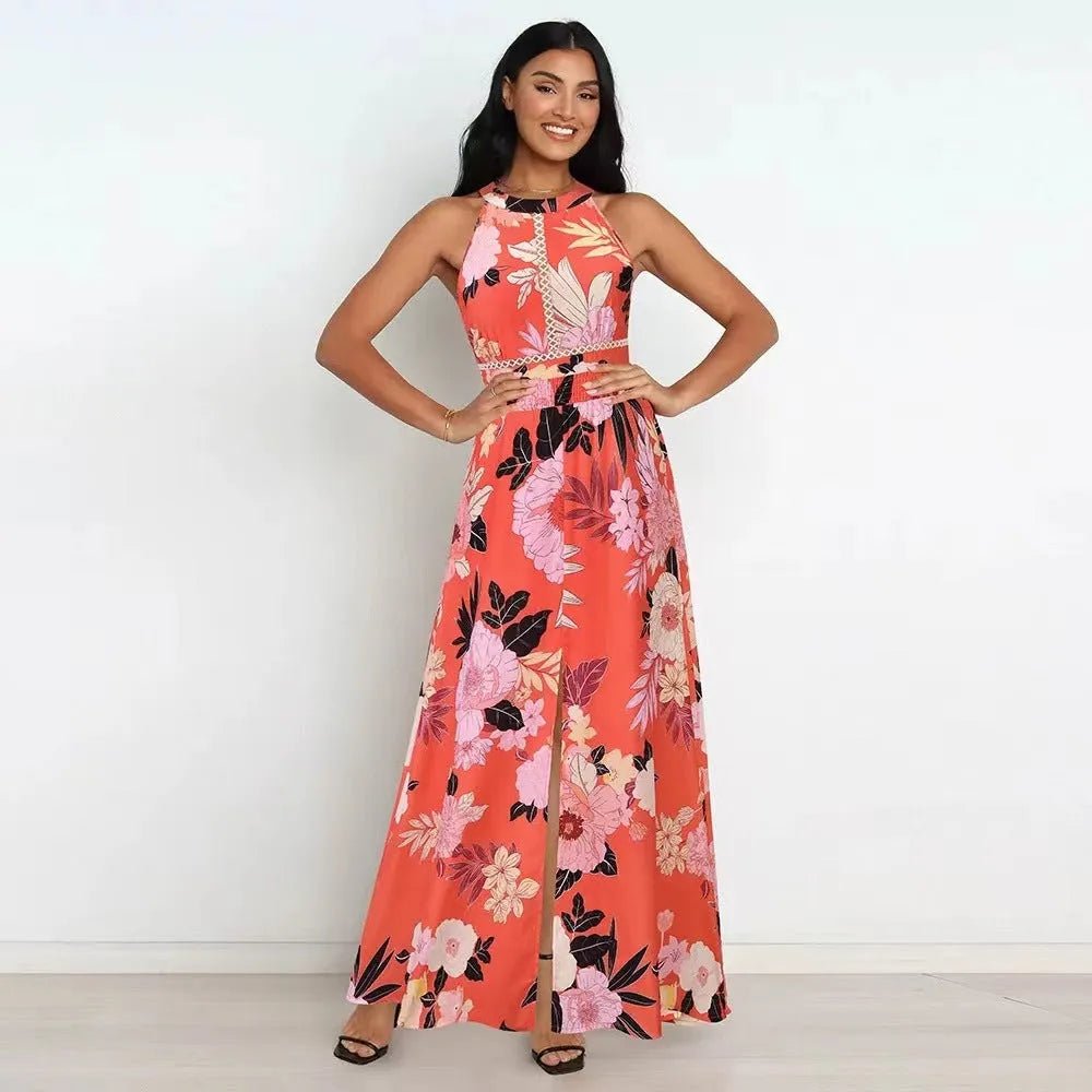 Flowy Printed Summer Dress.