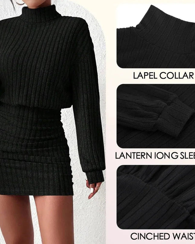 High neck mini a line short dresses.