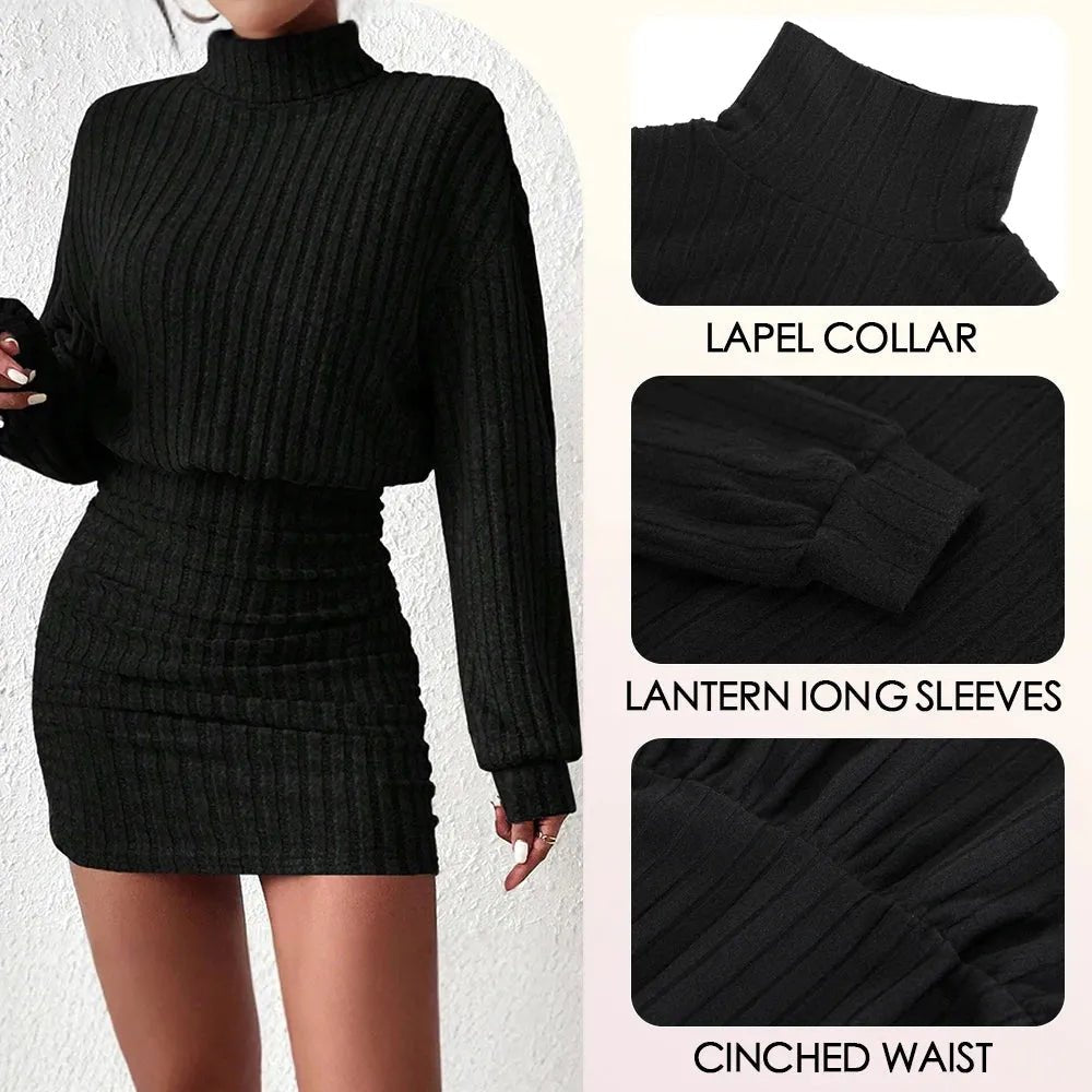 High neck mini a line short dresses.