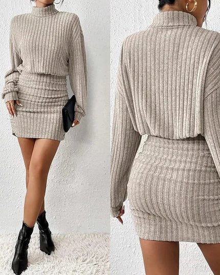 High neck mini a line short dresses.