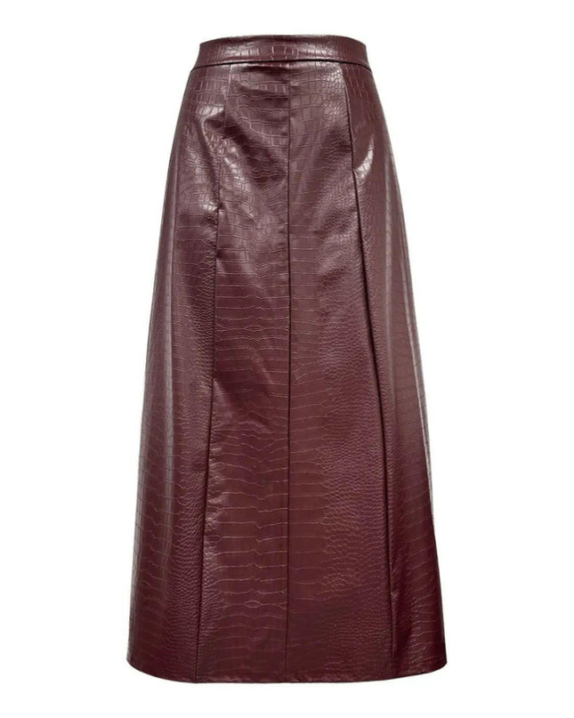 High Waist Midi Skirt.