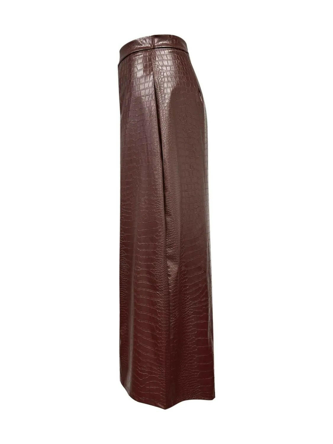 High Waist Midi Skirt.