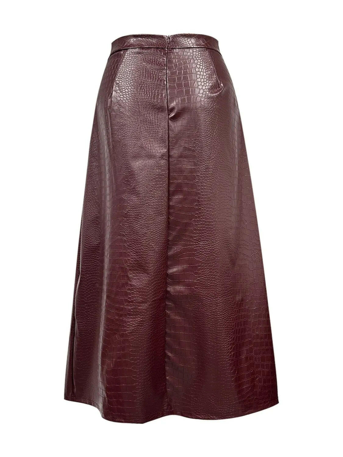 High Waist Midi Skirt.