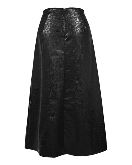 High Waist Midi Skirt.