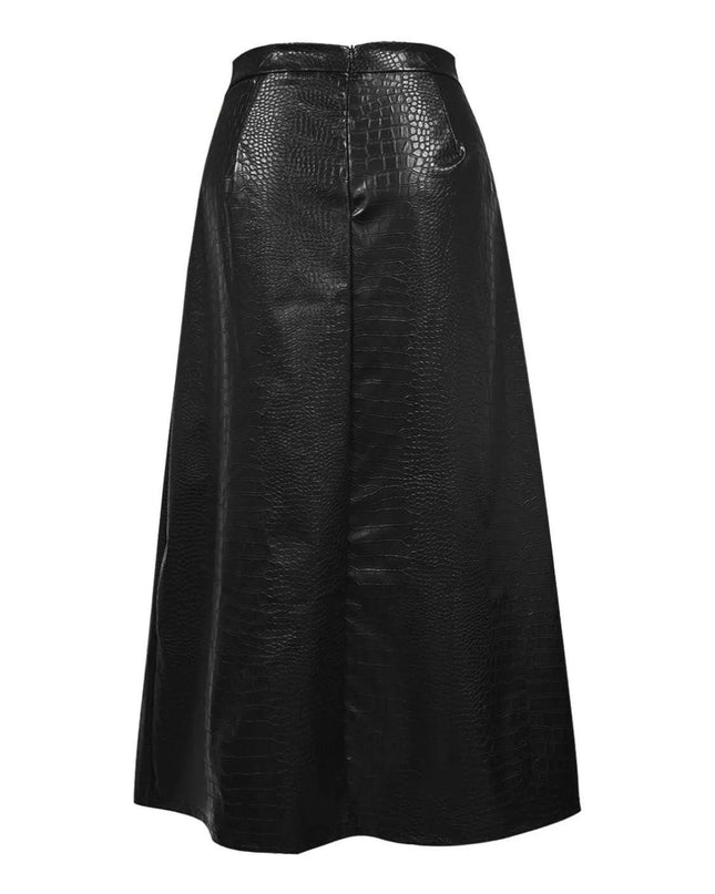 High Waist Midi Skirt.