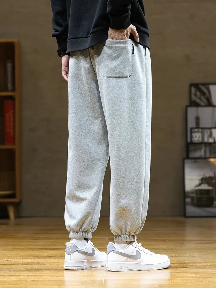 Jogger Pants Hip Hop Streetwear Ankle Length Cotton.