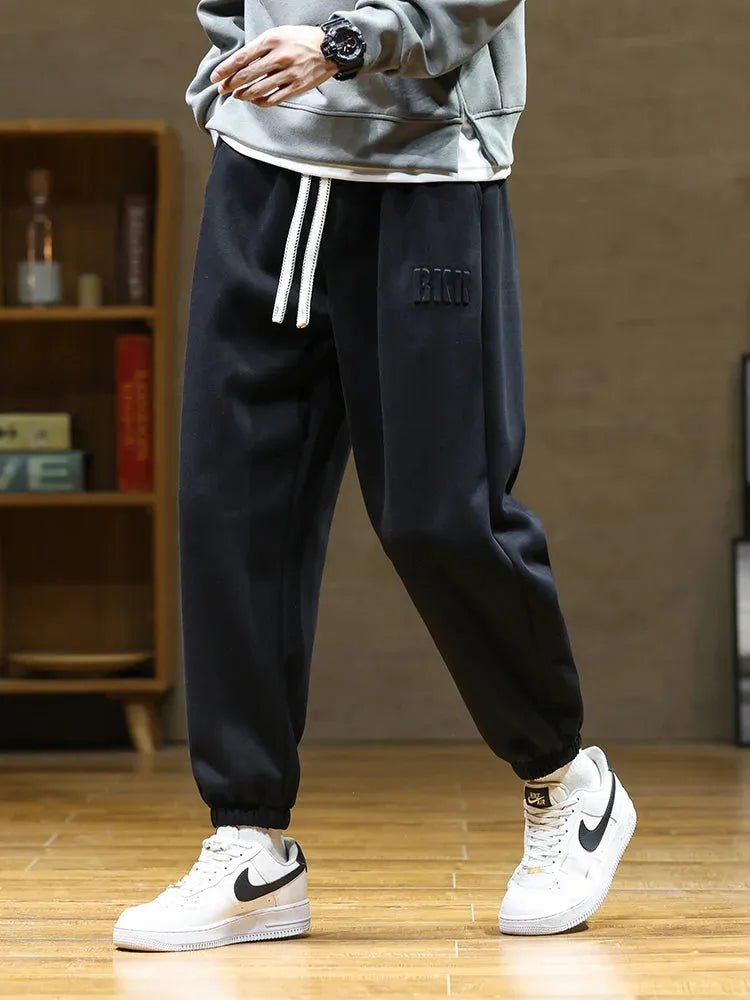Jogger Pants Hip Hop Streetwear Ankle Length Cotton.