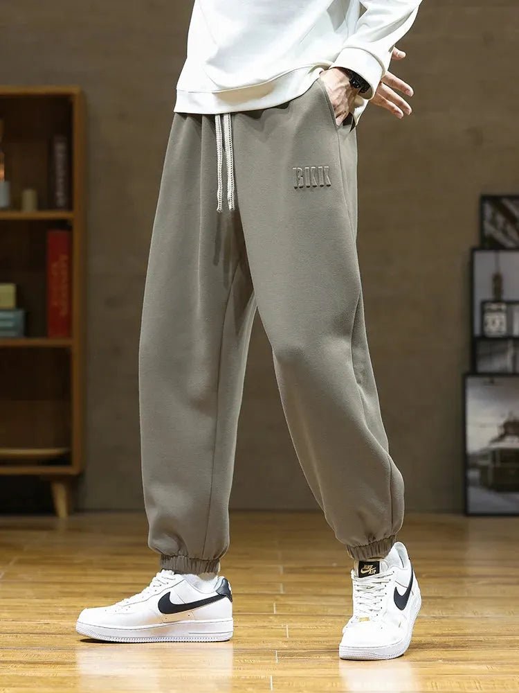 Jogger Pants Hip Hop Streetwear Ankle Length Cotton.