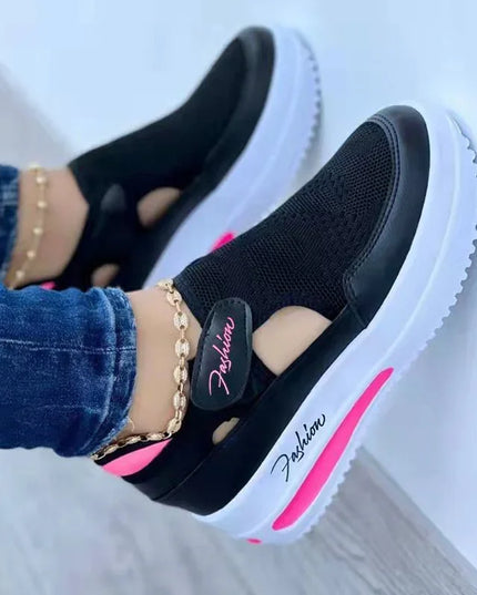 Lightweight Mesh Summer Sneakers for Women – Fashionable & Non-Slip.