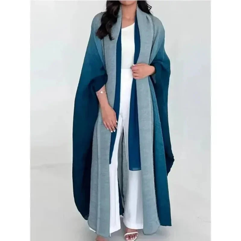 Long Retro Windbreaker Coat.