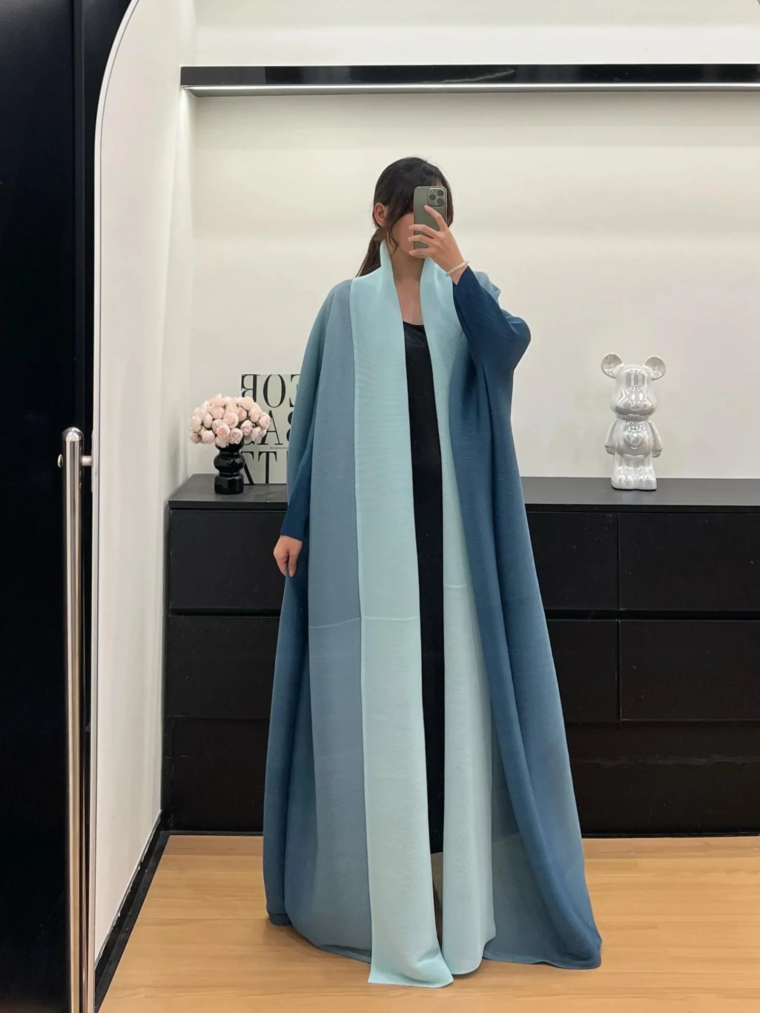 Long Retro Windbreaker Coat.