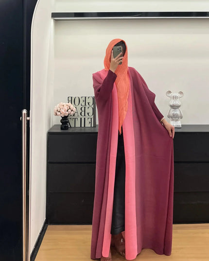 Long Retro Windbreaker Coat.