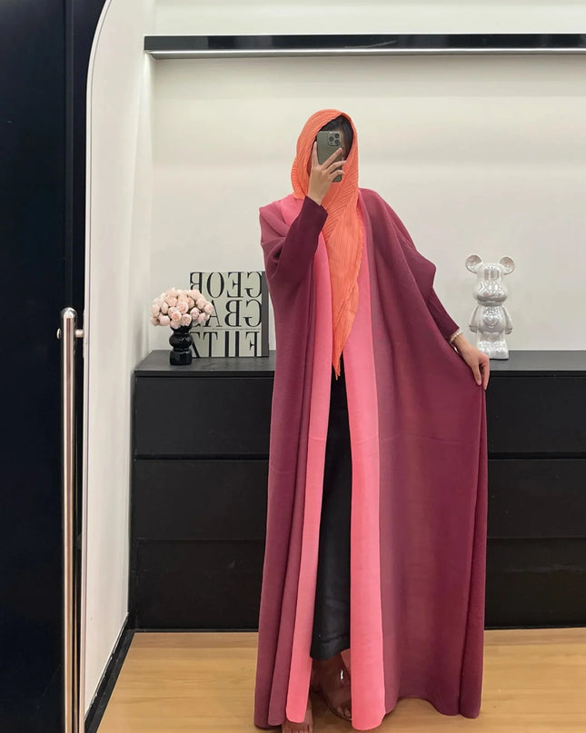 Long Retro Windbreaker Coat.