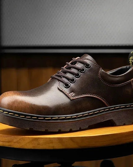 Men's Large Size Casual Leather Shoes.