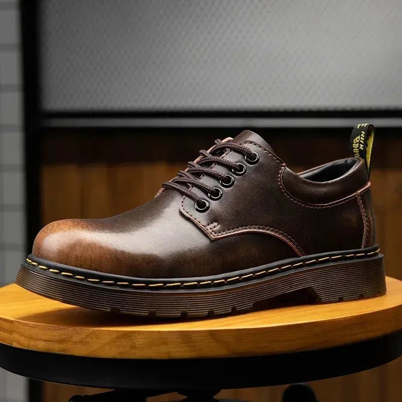 Men's Large Size Casual Leather Shoes.